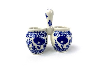 850 Bunzlau dubbel potje met handvat 2899 Diverse